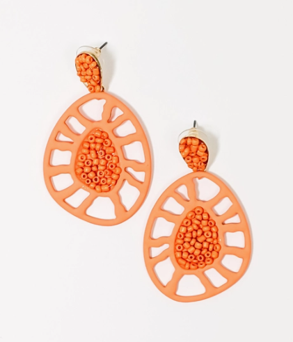 Orange Avery Earrings