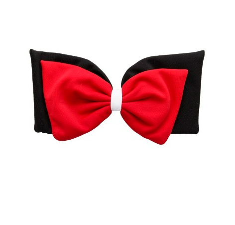 Red, Black &amp; White Bow Clip