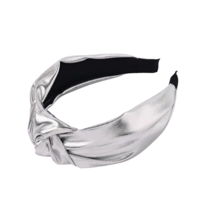 Silver Knitted Headband