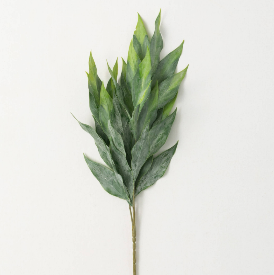Frosted Leafy Green Stem