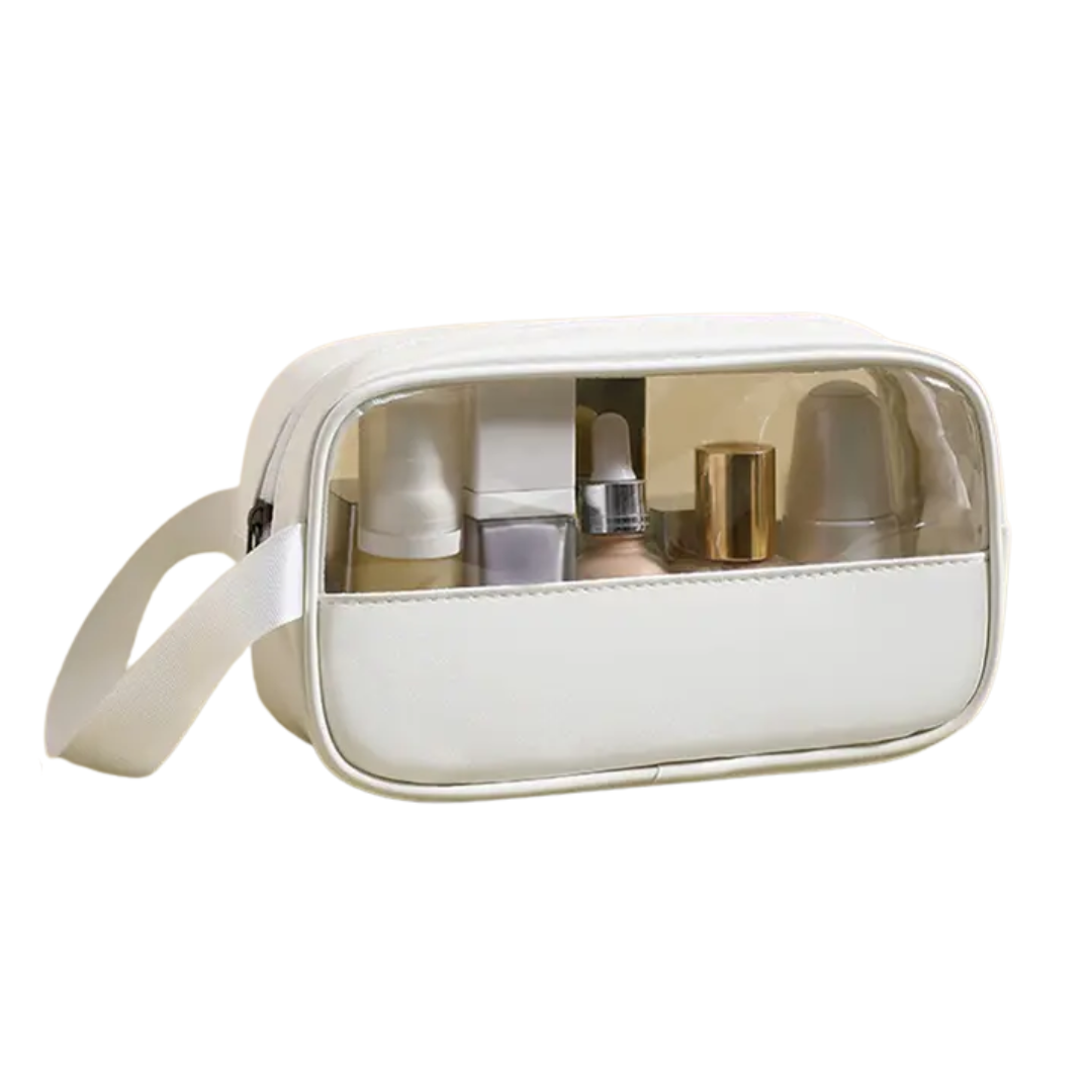 White & Clear Cosmetic Bag