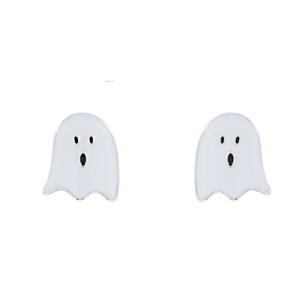 White Ghost Studs