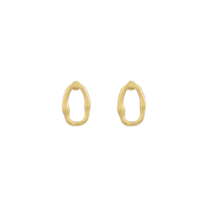 Oval Hall Earrings