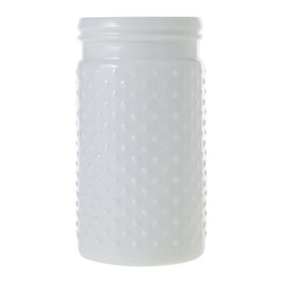 White Hobnail Jar