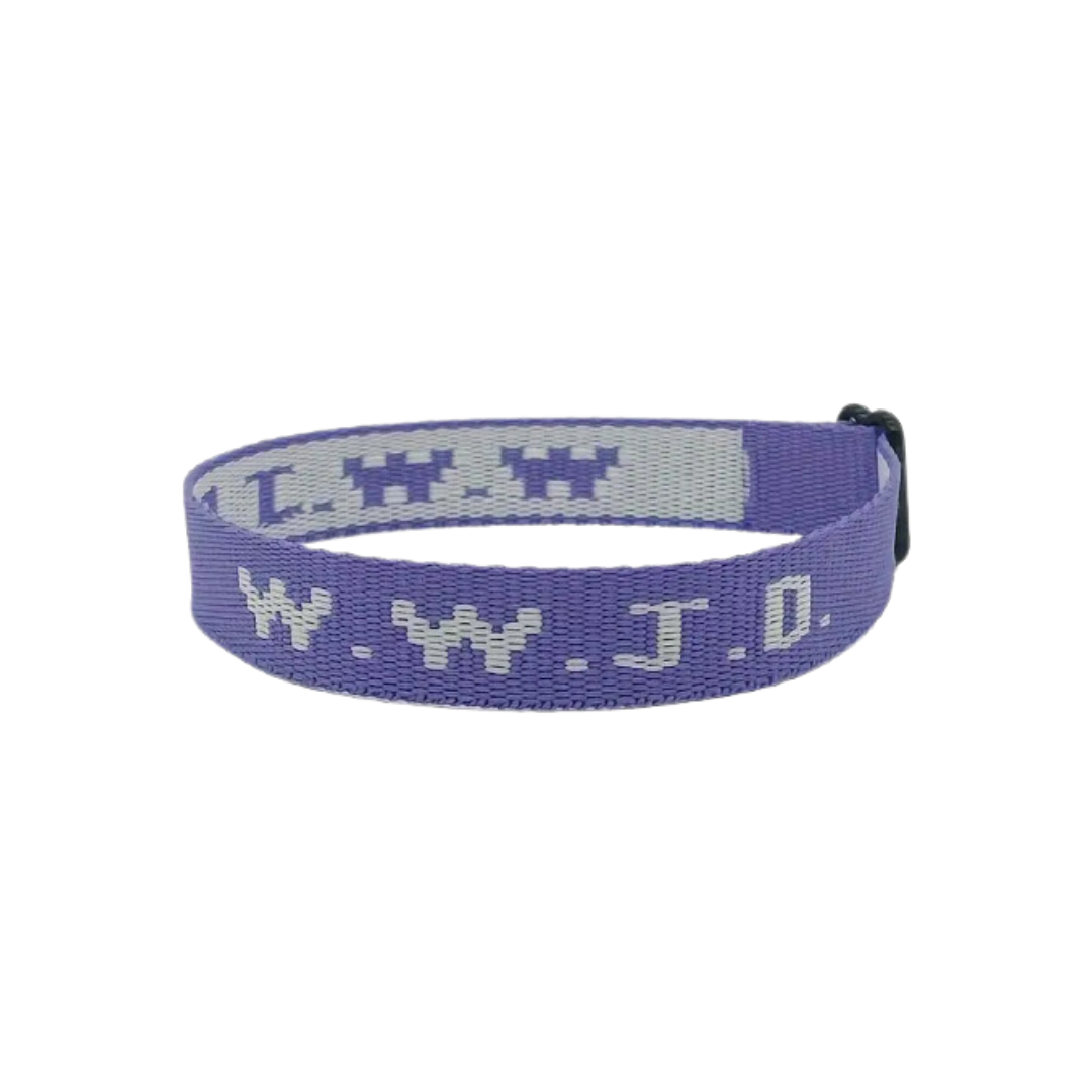 Purple WWJD Bracelet