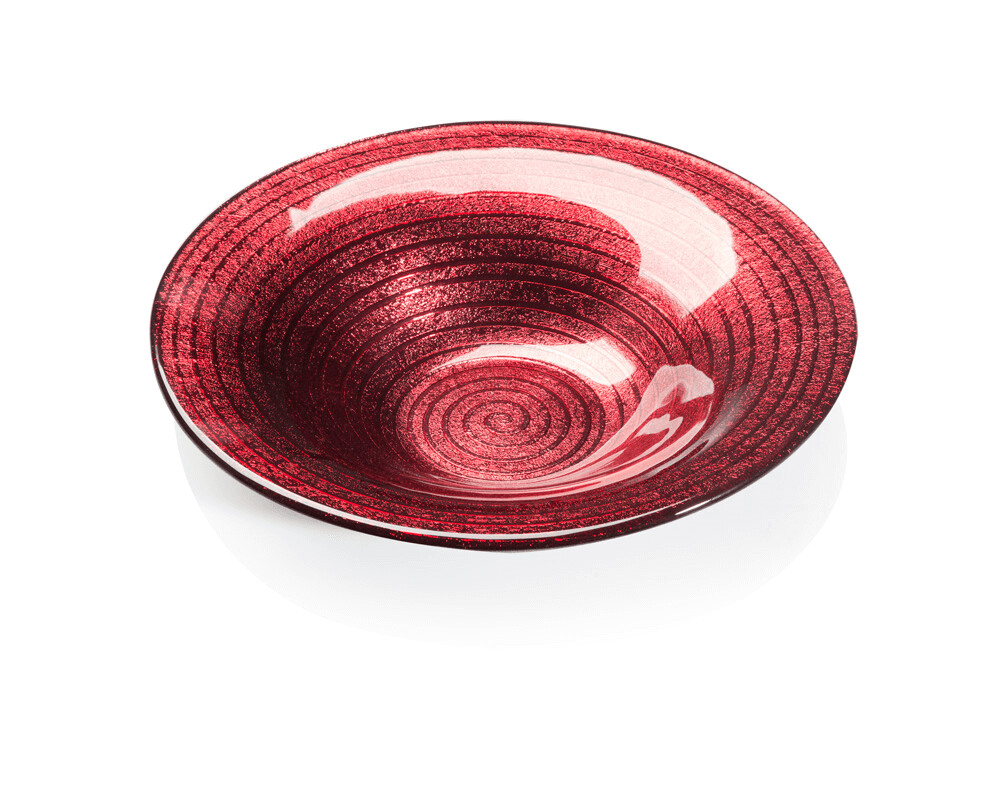 Bowl Espiral Rojo 33cm