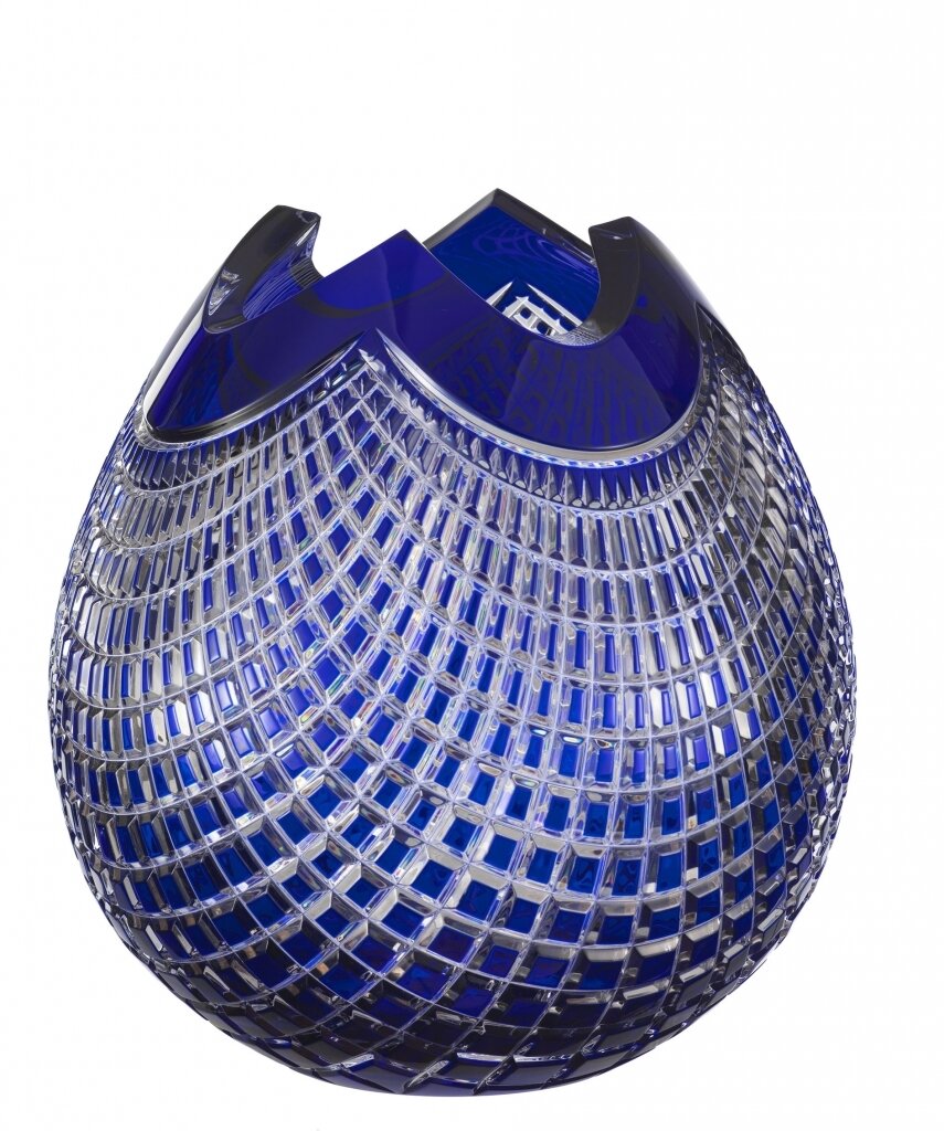 Quadrus Vase in Blue