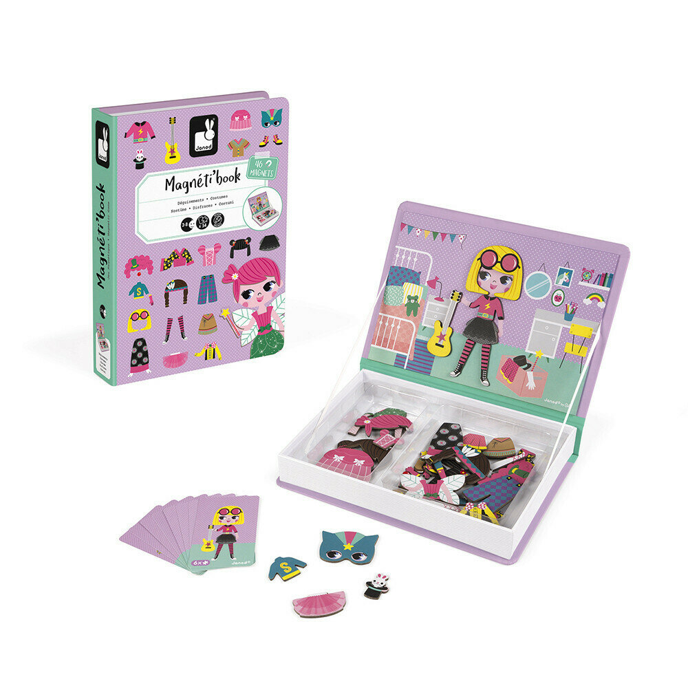 Girls Costumes Magnetic Book