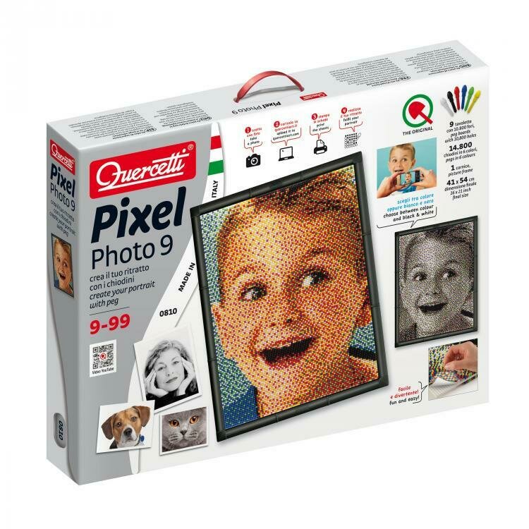 Pixel Photo Art 9 Peg Boards