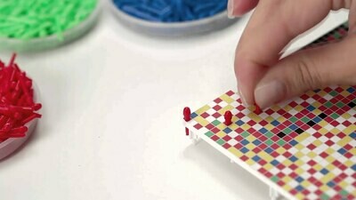 Pixel Photo Art 9 Peg Boards