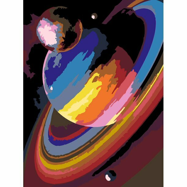 Paint By Number: Space.