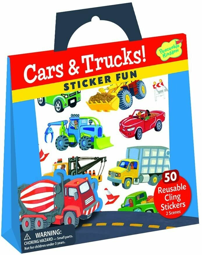 Cars & Trucks Stickers Reutilizables