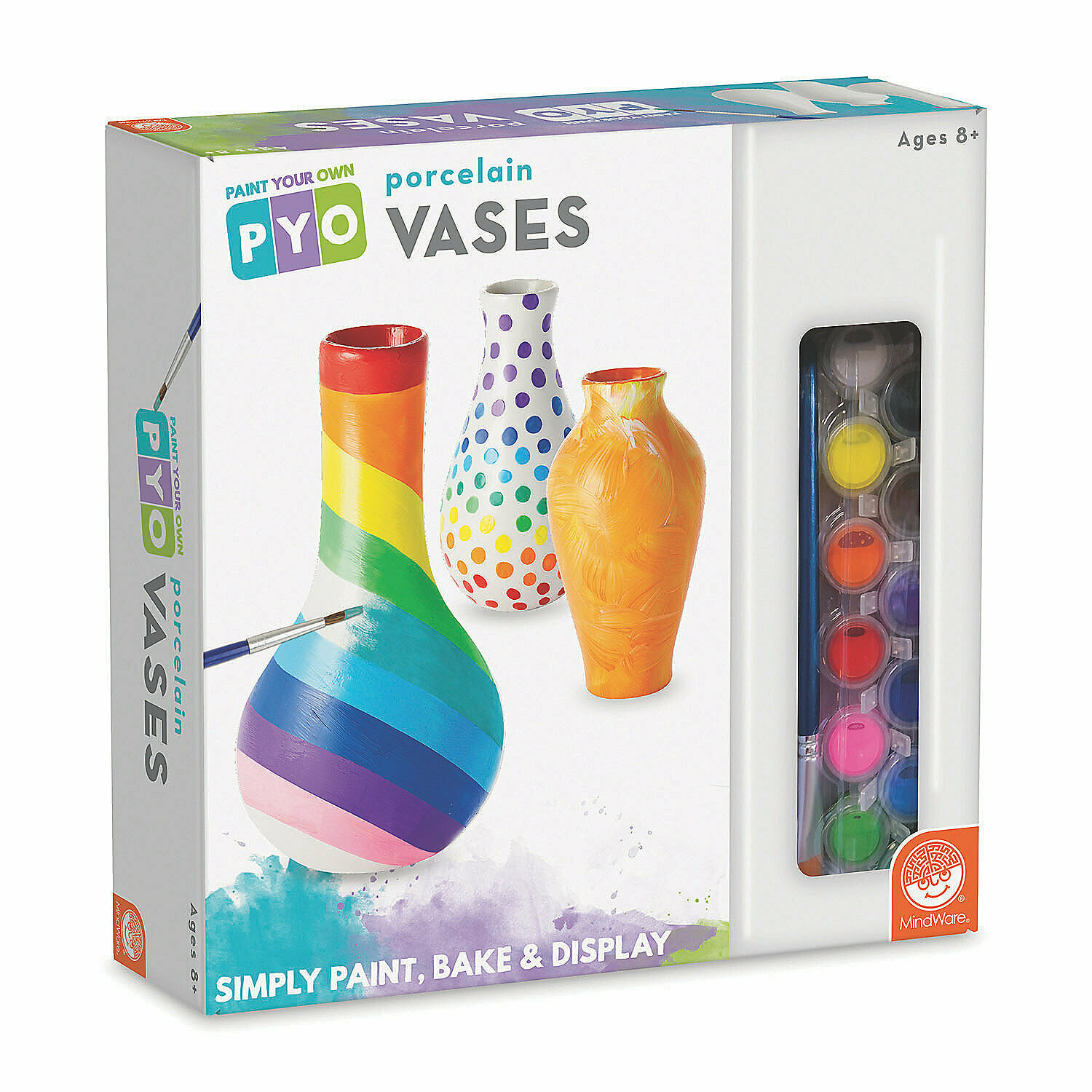 Paint Your Own Porcelain Vases