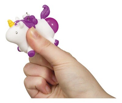 Unicorn Squeezy Poo Keychain