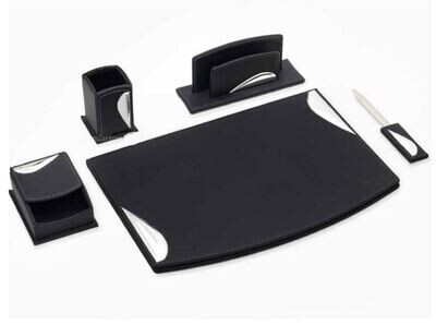 Set de Escritorio Con Detalles en Plateado