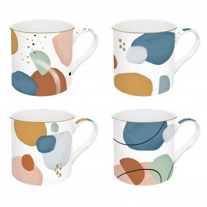 Set de 4 Mugs Shapes