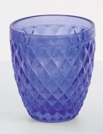 Set de 6 Vasos Bajos Tuscany Azules