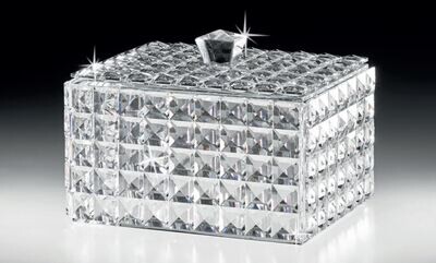 Cofre de Cristal con Tapa