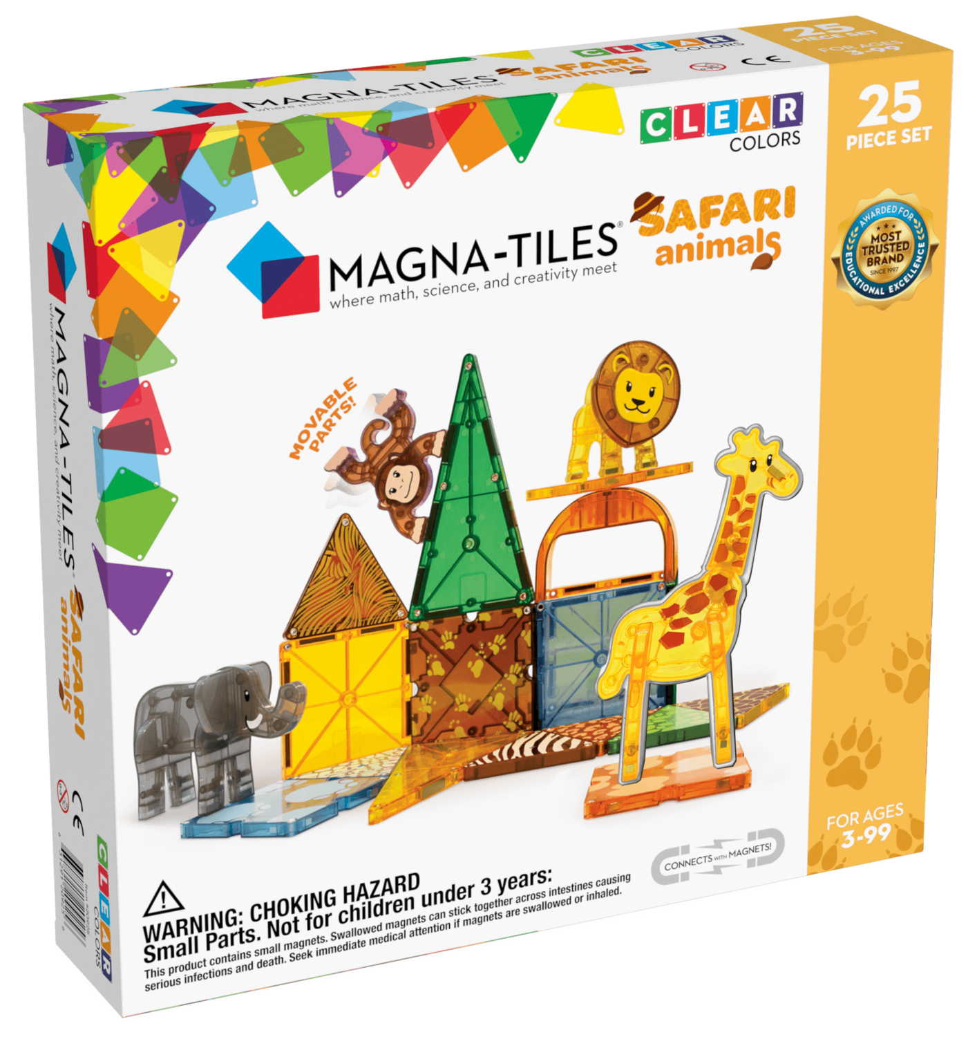 Magna Tiles Safari Animals 25 Piezas