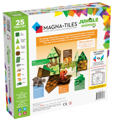Magna Tiles Jungle Animals 25 Piezas