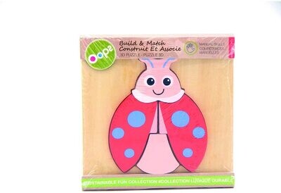 Ladybug Build &amp; Match Puzzle
