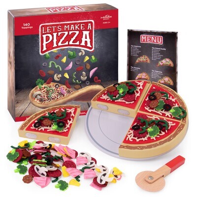 Let´s Make a Pizza Playset (140 Toppings)