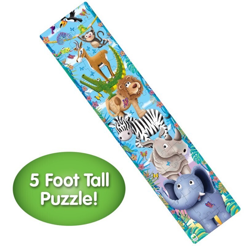 Big to Small Animals Long & Tall Puzzle