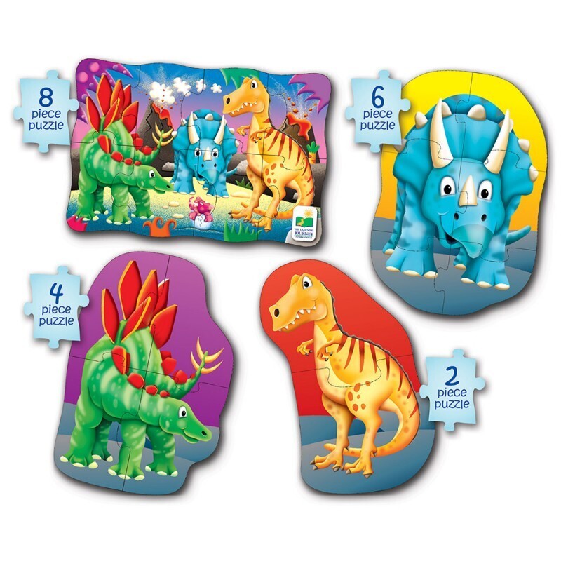 Dino 4 in a Box Puzzles