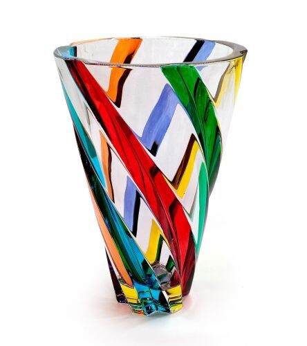 Colorful Lines Vase