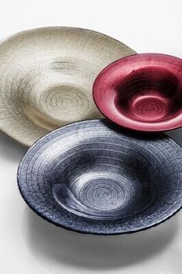 Bandeja Espiral Roja 37cm