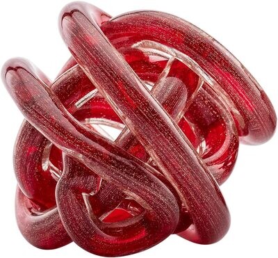 Nudo del Amor 3 inch Gold Metallic Red