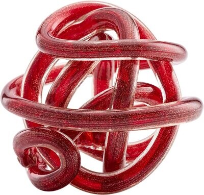 Nudo del Amor 4.5 inch Gold Metallic Red