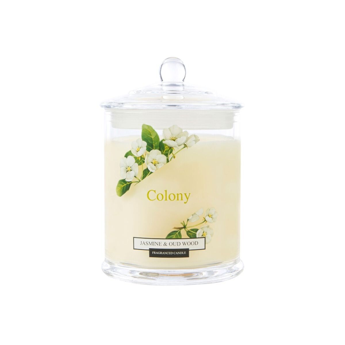 Jasmine & Oudwood Candle Medium