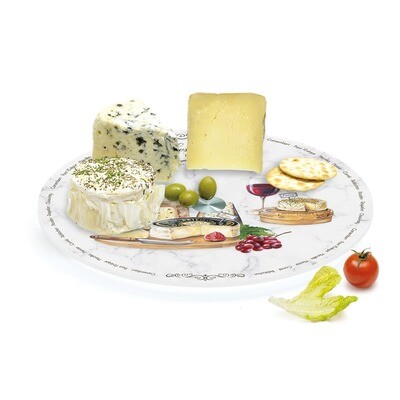 Quesera Giratoria de Vidrio Les Fromages