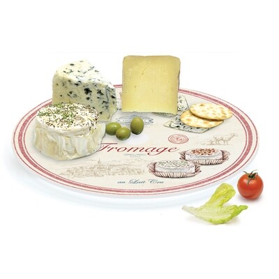 Quesera Giratoria de Vidrio Fromage