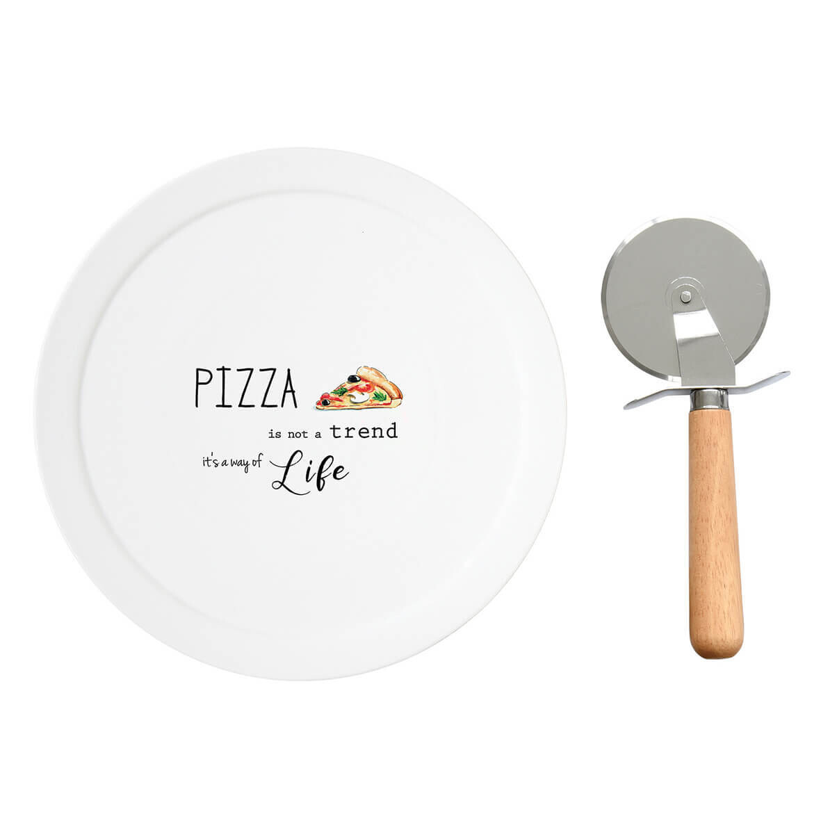 Bandeja de Pizza con Cortador Kitchen Elements