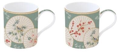 Set de 2 Mugs de Porcelana Oriental Dreams