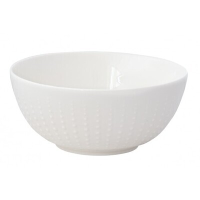 Bowl de Porcelana Drops White