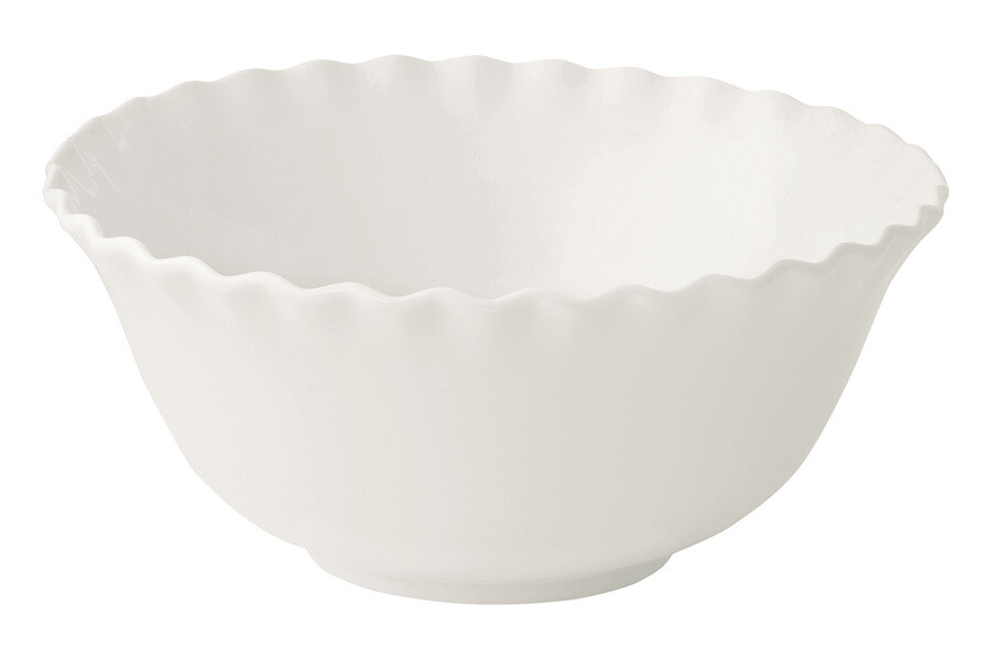 Ensaladera de Porcelana Onde White