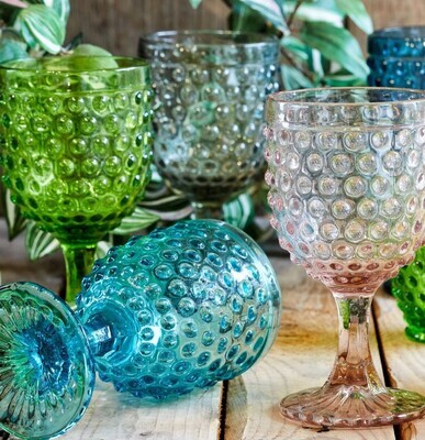 Set de 6 Copas Ibiza Turquesa