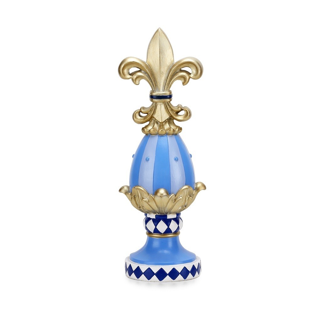 Decoracion Ornament Lily Blue