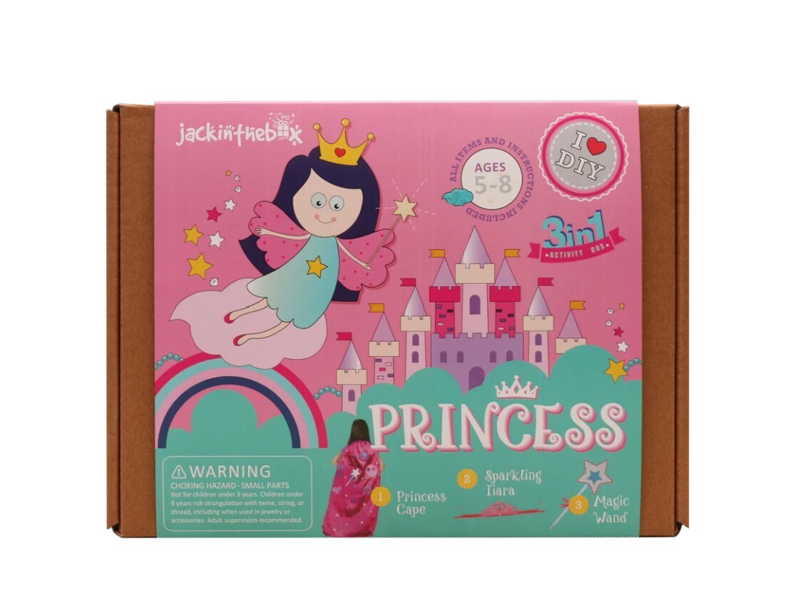 3 in 1 Princess DIY Craft Box