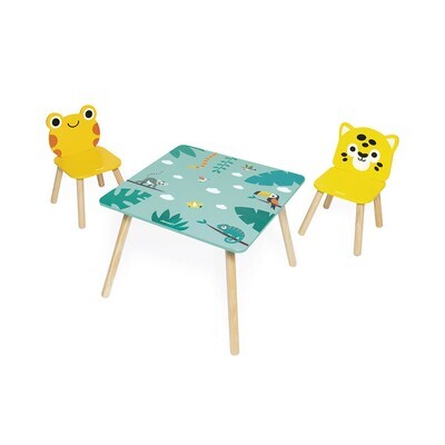 Mesa con Sillas Tropical