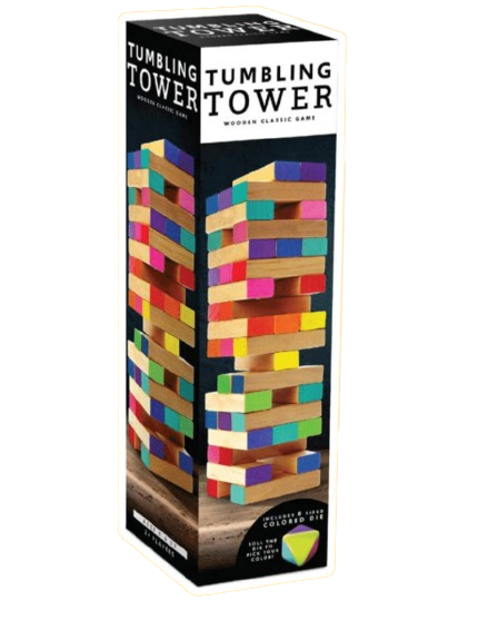 Tumbling Tower Wooden Game Set