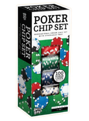 Poker Chip Set - 100 Pieces