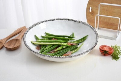 Shallow Bowl Blanco (Plateado)