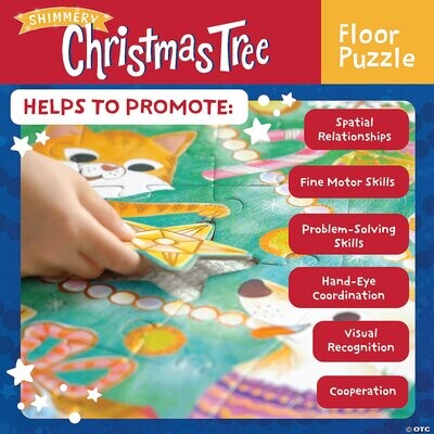 Christmas Tree Floor Puzzle