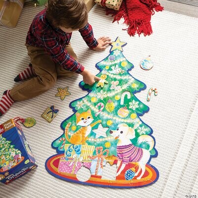 Christmas Tree Floor Puzzle