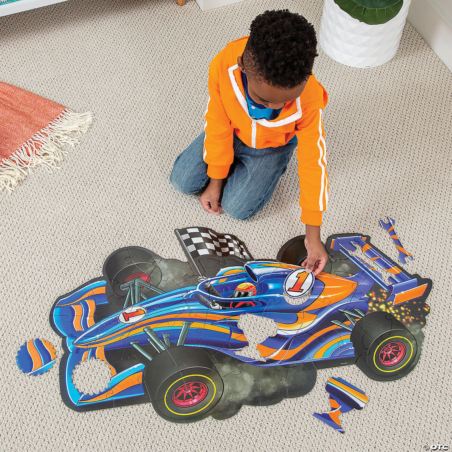 Racecar Floor Puzzle