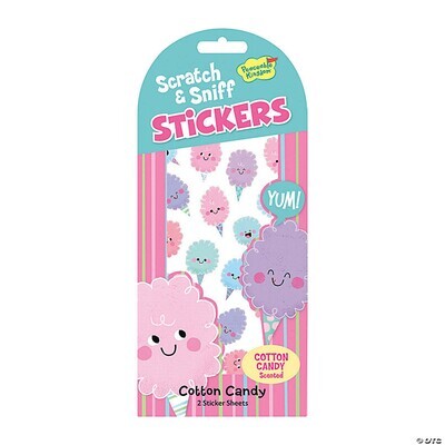 Cotton Candy Scratch and Sniff Stickers